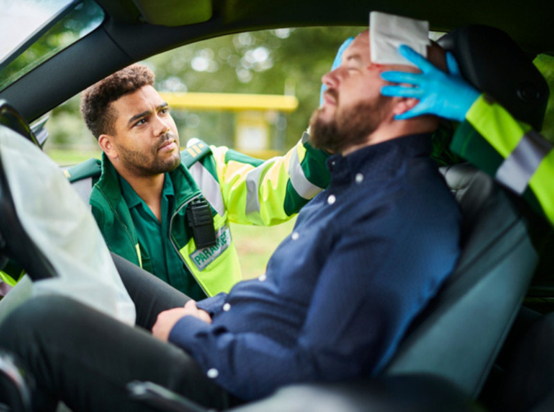 medical care for a driver after a crash 1 - Auto Accident Injuries